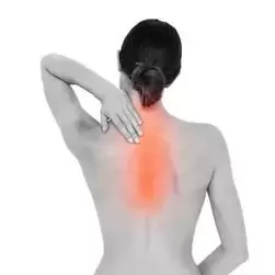 back pain due to thoracic bone degeneration