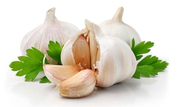 garlic to treat osteonecrosis of the spine