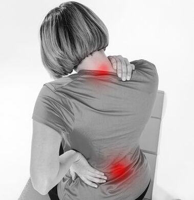 Pain in the neck and lower back